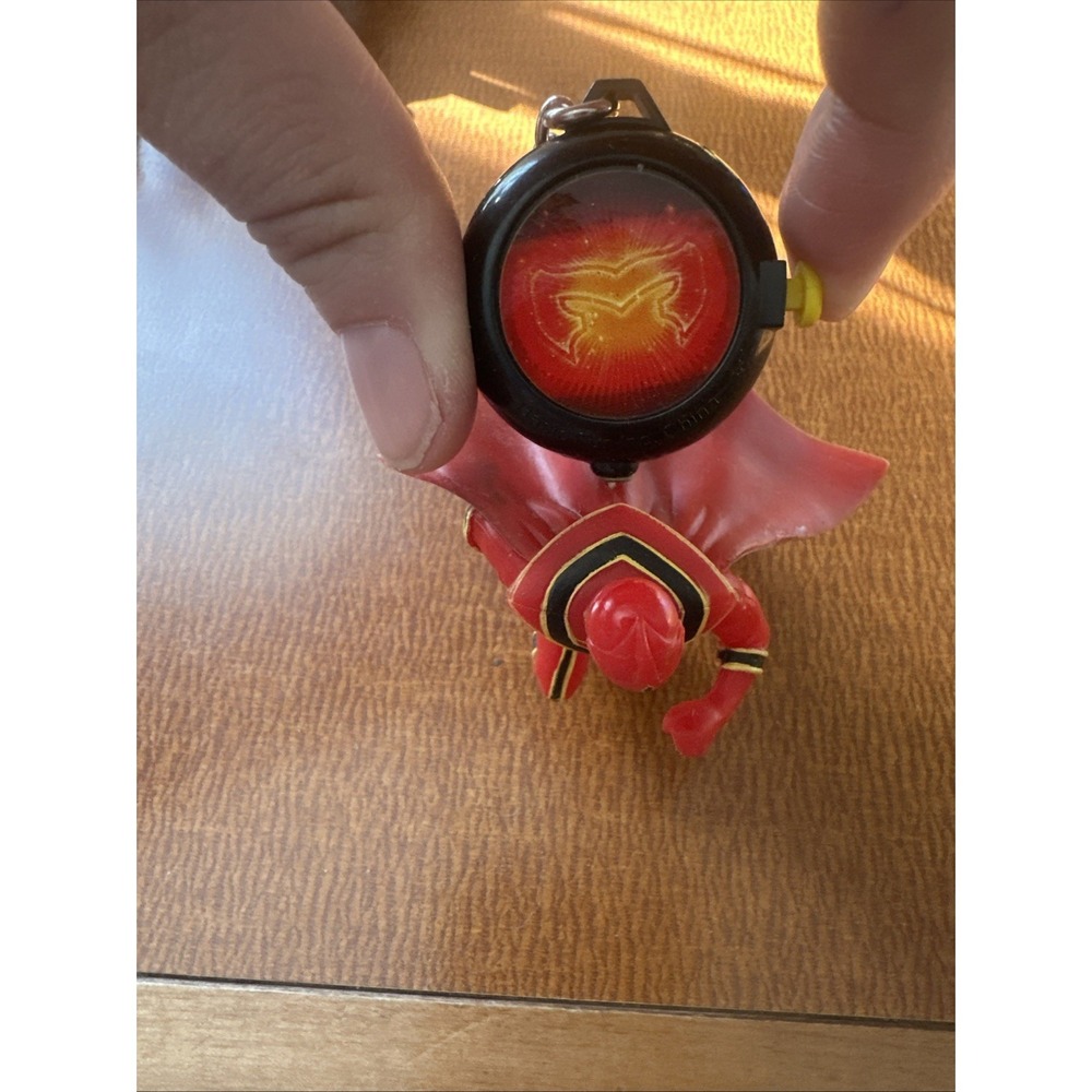 RARE 2006 Power Rangers Mystic Force Red Ranger Action Key Chain Soaring Figure - Picture 7 of 7
